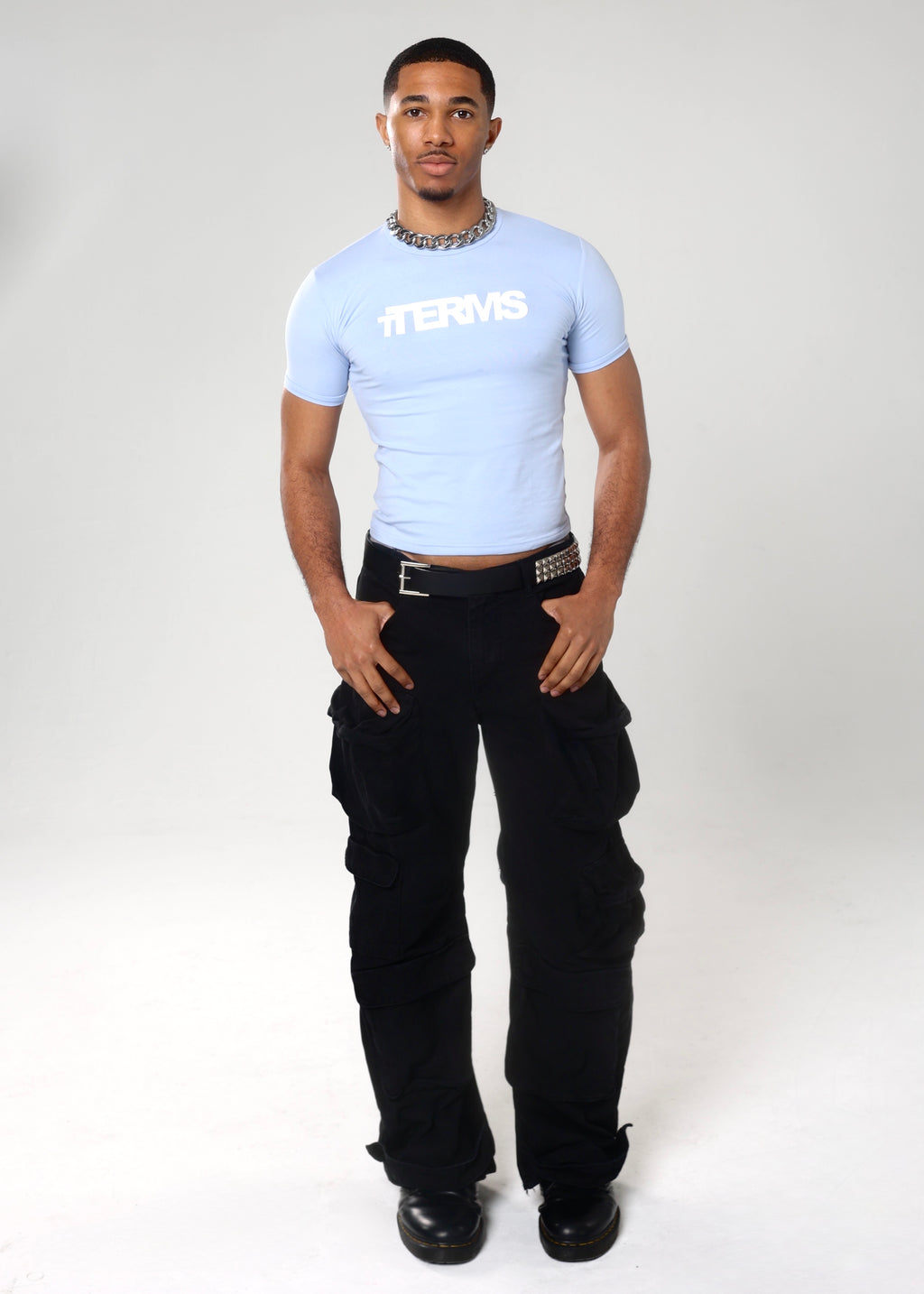 Azure Fitted Tee