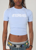 Azure Fitted Tee